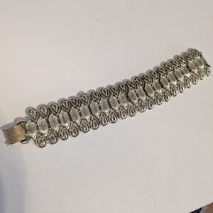 Vintage 60s Coro Gold Tone Linked Bracelet